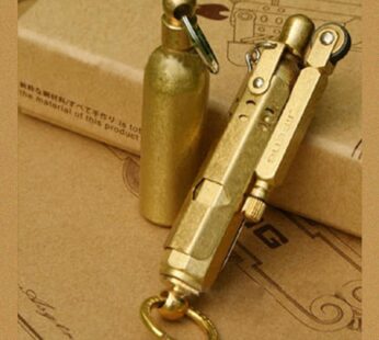 JIFENG Handmade Cool Lighter, WWI WWII Trench Lighter Refillable Windproof Kerosene Lighte