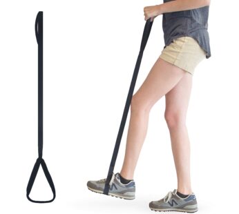 RMS 35 Inch Long Leg Lifter – Durable & Rigid Hand Strap & Foot Loop – Ideal Mobility Tool
