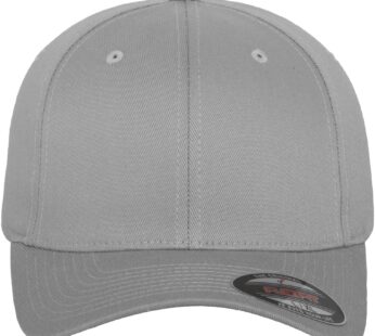 Flexfit Unisex’s Wooly Combed Baseball Cap, Silver, L/XL