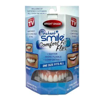 Instant Smile Comfort Fit Flex – Bright Shade – Upper Veneer Cosmetic Teeth