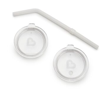 Munchkin Open Sipper and Straw Lids – Converts Miracle 360 Cups to Straw Cups and Open T