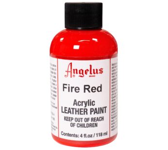 Angelus Leather Paint 4oz-Fire Red (Original Version)