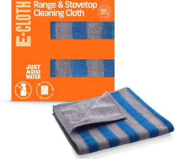 E-Cloth Range & Stovetop Cleaning Cloth, Reusable Premium Microfiber Cleaning Cloth, Ideal