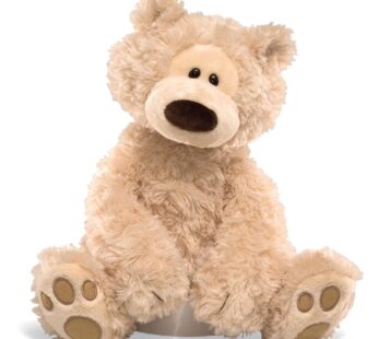 GUND Philbin Classic Teddy Bear, Premium Stuffed Animal for Ages 1 and Up, Beige, 12?