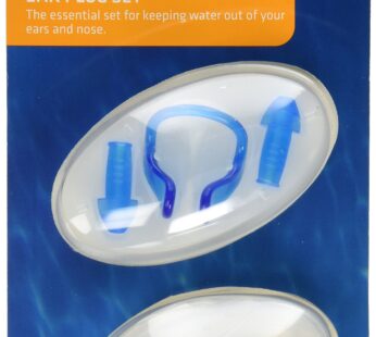 Speedo Unisex Swim Training Profile Nose Clip & Ear Plugs Blue, One Size