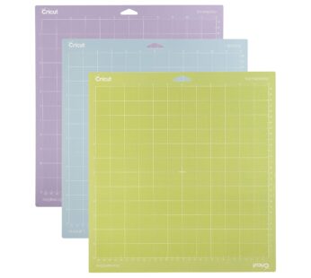 Cricut Variety Pack(1 StrongGrip, 1 LightGrip, 1 StandardGrip) Adhesive Cutting Mat 12″x12