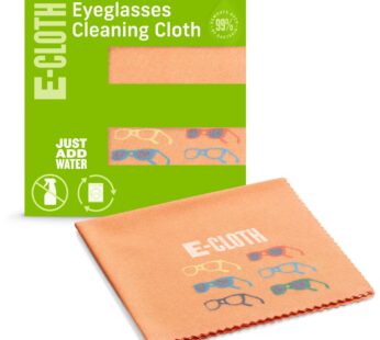 E-Cloth Glasses Cloth, Premium Microfiber Cleaning Cloth, Ideal Eyeglass and Lens Cleaner,