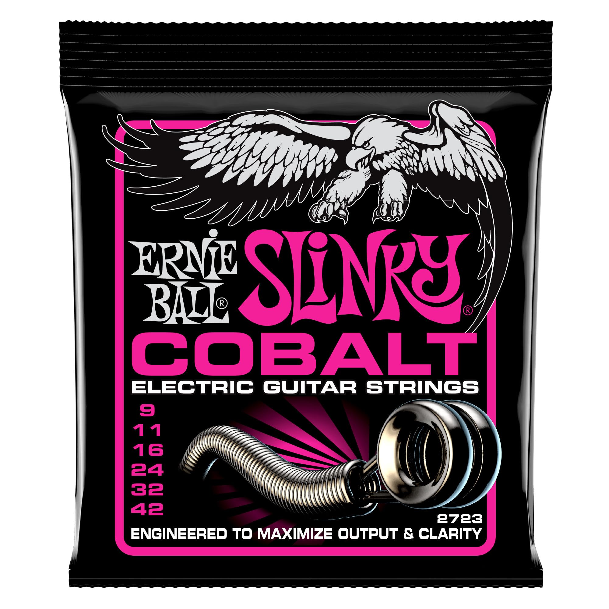 Ernie Ball Super Slinky Cobalt Electric Guitar Strings - 9-42 Gauge - Image 2