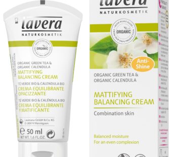 Lavera Mattifying & Balancing Facial Moisturizer, Organic Green tea – Intensive Moisture &