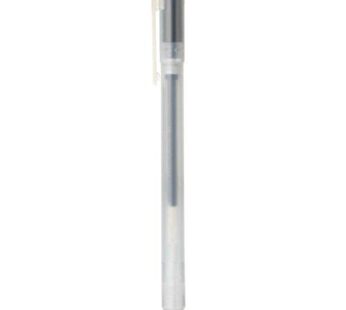 MUJI – 0.38mm Black Smooth Gel Ink Ballpoint Cap Pen (10 pieces)