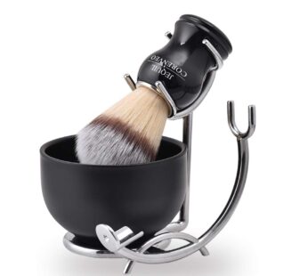 Deluxe Shaving Kit for Men, 3 in 1 Shaving Set Includes Shaving Brush, Shaving Bowl, Razor