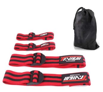 TAVIEW Occlusion Bands,4 Pack (2 Bicep Bands,2 Leg Bands), Comfortable Elastic Bands for B
