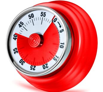 Kitchen Timer, Kitchen Countdown Cooking Timer Reminder, No Battery Required Magnetic Mech