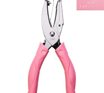 AIEX 1mm Hole Punch Hole Puncher Paper Punch Punchers with Pink Grip for Craft Paper (Smal
