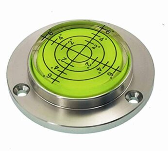 XMLEI Aluminum Alloy universal level Mini Level Round Bubble Spirit Level Diameter 50mm He