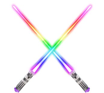 LIGHTSABER CHOPSTICKS LIGHT UP STAR WARS LED Glowing Light Saber Chop Sticks REUSABLE Sush