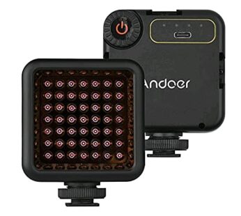 Mini IR Night Vision Light Infrared Photography Light for Video Camera Camcorder Built-in