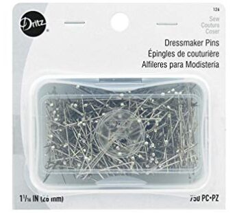 Dritz 126 Dressmaker Pins, 1-1/16-Inch (750-Count)