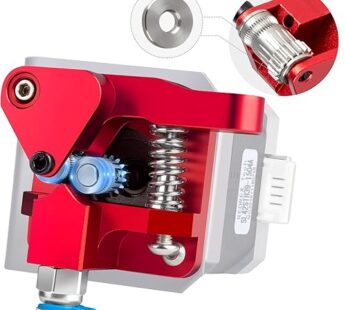 Redrex Dual Gear Ender 3 Extruder with Two Washers Metal Drive Feeder Upgrade Kit Compatib