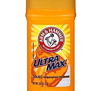 ARM & HAMMER ULTRAMAX Anti-Perspirant Deodorant Invisible Solid Unscented 2.60 oz