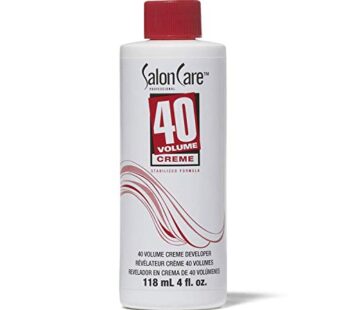 Salon Care 40 Volume Creme Developer, 4 ounce