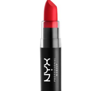 NYX PROFESSIONAL MAKEUP Matte Lipstick – Eden (Bright Blue-Red)
