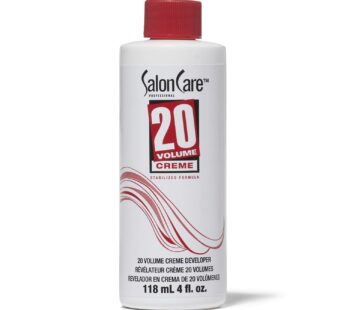 Salon Care 20 Volume Creme Developer, Uniform Lift, Easy to Handle Cream Consistency, Stab
