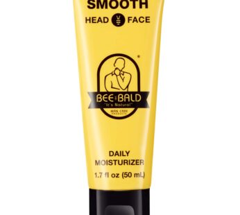 Bee Bald SMOOTH Daily Moisturizer tones, hydrates, moisturizes & smooths away fine lines,