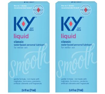 K-Y Liquid Water Based Personal Lubricant, 2.5 oz (Pack of 2)