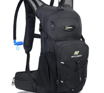 Multipurpose Hydration Backpack with 3L Water Bladder, High Flow Bite Valve, Perfect Water