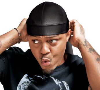 RED by Kiss Bow Wow Extreme Shine Silky Durag – Breathable, Long Tail Doo Rag for Maximum