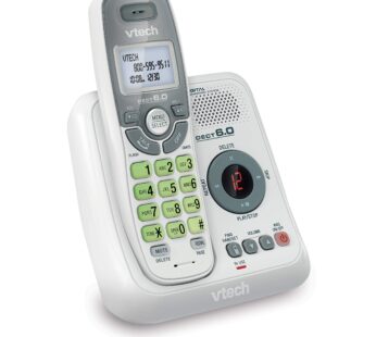 VTech CS6124 DECT 6.0 Cordless 2K DCI 1080p Phone with Answering System and Caller ID/Call