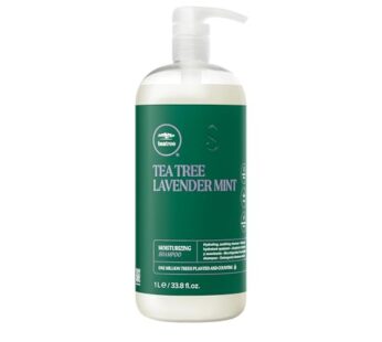 Tea Tree Lavender Mint Moisturizing Shampoo, Hydrates + Soothes, For Coarse + Dry Hair, 33.8 fl. oz.
