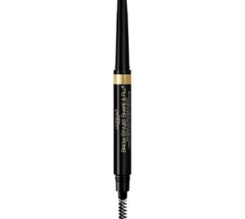 L’Oreal Paris Brow Stylist Shape & Fill Mechanical Eye Brow Makeup Pencil, Dark Brunette, 0.008 oz.