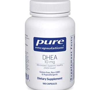 Pure Encapsulations 10 mg – Adrenal Supplement for Immune Support, Metabolism & Hormone Balance – with Micronized Capsules