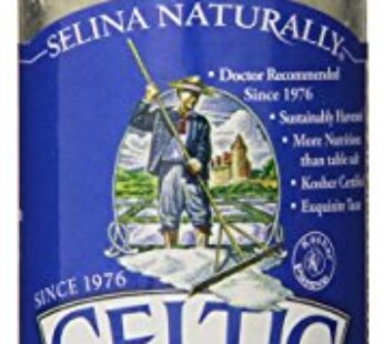 Celtic Sea Salt, Light Grey Grinder, 3 oz White