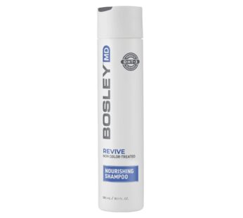BosleyMD BosRevive Nourishing Shampoo for Noticeably Thinning and Non Color-Treated Hair, Rosemary, 10.1 Oz