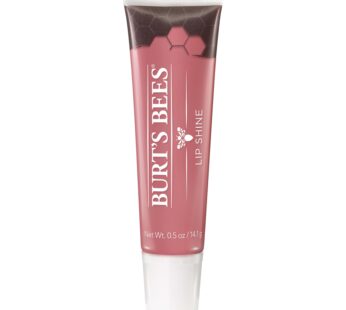 Burt’s Bees Lip Care, Moisturizing Lip Shine for Women, 100% Natural, Blush, 0.5 Oz