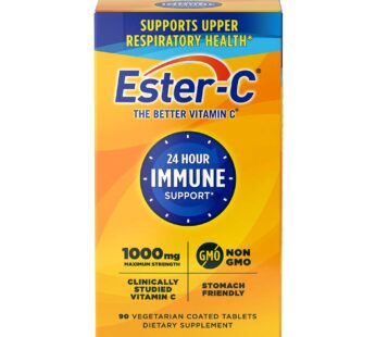 Ester-C Vitamin C, 1,000 mg, 90 Coated Tablets
