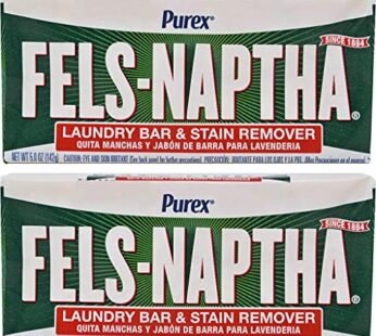 Fels Naptha Laundry Soap Bar – 5.0 oz – 2 pk