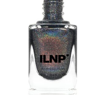 ILNP Maiden Lane – Charcoal Grey Ultra Holographic Nail Polish