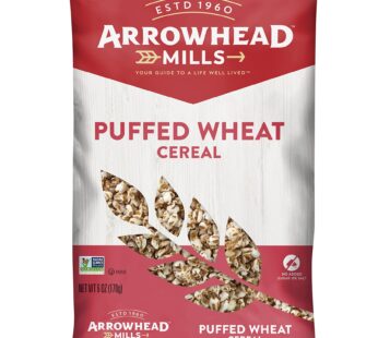 Arrowhead Mills Cereal, Puffed Wheat, 6 oz. Bag (Pack of 12)