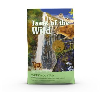 Taste Of The Wild Rocky Mountain Grain-Free Dry Cat Food With Roasted Venison & Smoke-Flavored Salmon 5lb