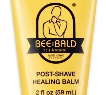 Bee Bald HEAL Post-Shave Healing Balm Immediately Calms & Soothes Damaged Skin, Treats Bumps, Redness, Razor Burn & Other Shaving Related Irritations, 2 Fl Oz