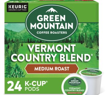 Green Mountain Coffee, Vermont Country Blend, K-Cup Portion Pack for Keurig Brewers 24-Count (Packaging May Vary)