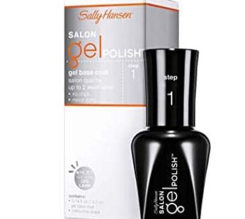 Sally Hansen Salon Gel Polish?, Gel Base Coat, Chip Resistant, Shiny Finish, LED Lamp Required