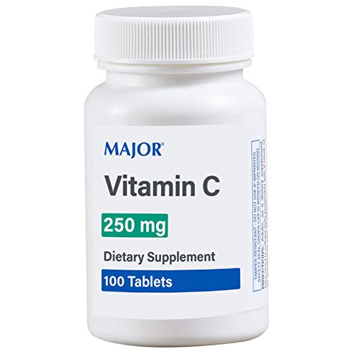 Major Vitamin C 250 Mg - Dietary Supplement - 100 Tablets
