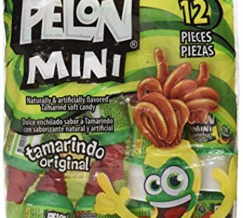 Mini Pelon Pelo Rico Tamarind Push up Candy, 12-Count, 6.3-Ounce Bag