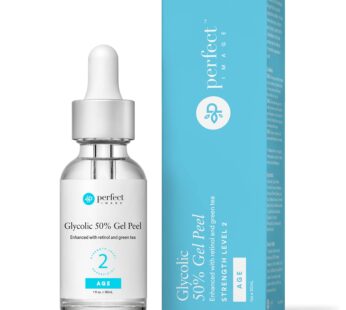 Glycolic Acid 50% Gel Peel – Enhanced with Retinol & Green Tea Extract (Professional Skin Peel)1 ounce