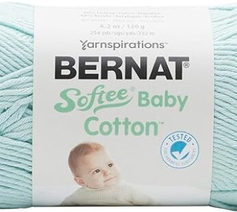 Bernat Softee Baby Cotton YARN, Aqua Mist